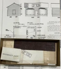 Dyna-Model 300P HO Scale Shoemaker Shop Building Kit