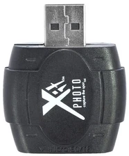 XIT High Speed Secure Digital USB /SDHC/Micro SD Card Reader/Writer
