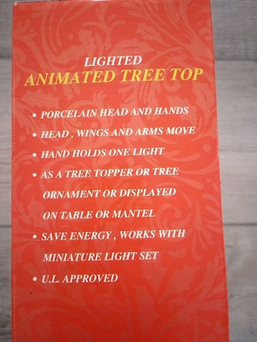 Vintage Eluceo Motion Engel Baumspitze mit Box - Bild 4 von 6