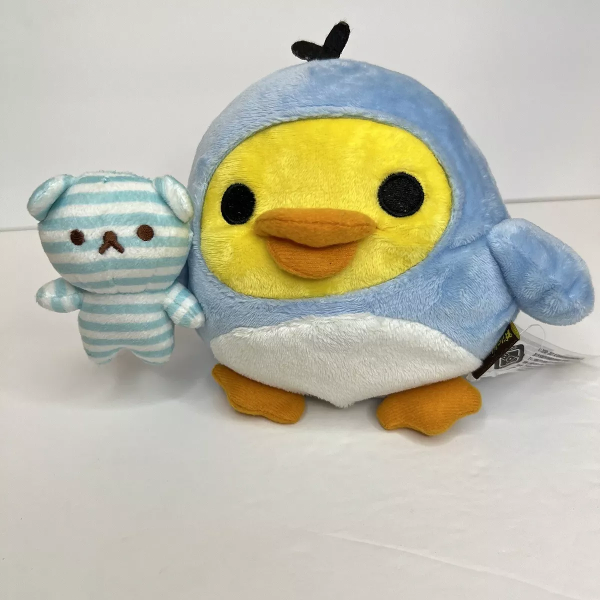 Rilakkuma Kiiroitori Penguin with Pajamas Bear San X Stuffed Animal Kawaii 6