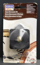 ArtMinds Clock Movement Kit 8 Piece for 3/8" Clock Surfaces
