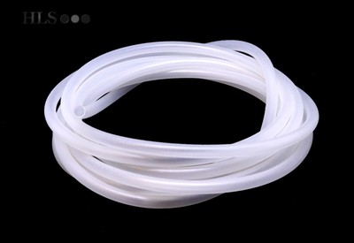 Klar Silikon Rig Rohr 0,5 mm bis 3,0 mm ID Lebensmittelecht Hochtemperatur HLS Karpfenausrüstung