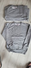 5 Grey sweatshirts, Size Small, Craft bundle