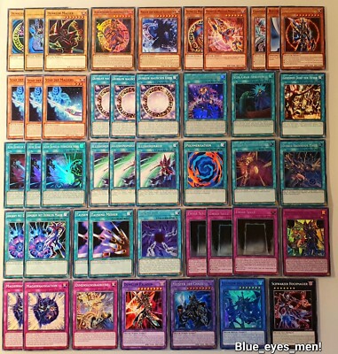 Yu-Gi-Oh! Dunkler Magier DECK! Komplett! Auszubildende, Meister Des Chaos  Neu!