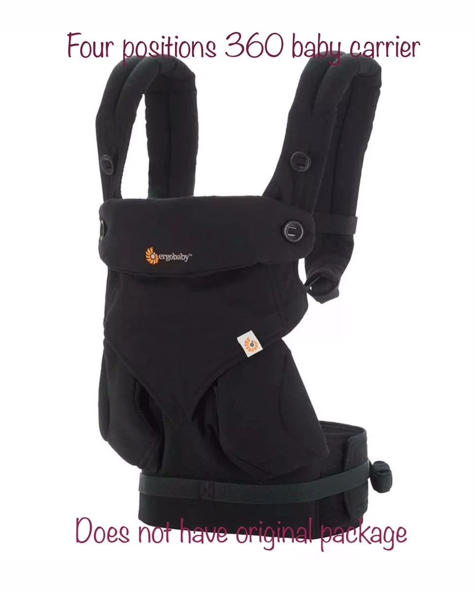 ergobaby Four Position 360 Baby Carrier Pure Black