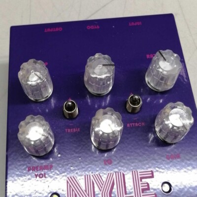 ギター Vertex NYLE Compressor + Preamp Vertex NYLE Compressor Preamp Guitar Effect Pedal Used from Japan