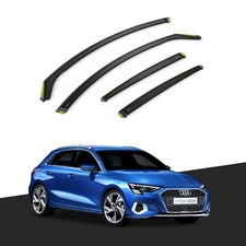 Audi A3 or S3 MK4  Y8 2020 - Up 5 Door Hatchback Wind Deflectors 4pc Tinted