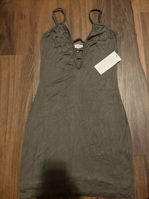 green emerald velvet dress Toby Maxi - Satin Dress with Lace Up Back & Scarf main image 0