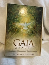 GAIA ORACLE Guidance Affirmation Transformation 85-page Book 44 Cards Salerno