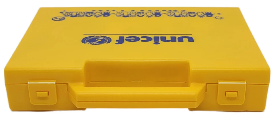 Rompecabezas de bloques Unicef en estuche de plástico amarillo Foto 2 de 4