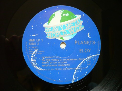 Eloy Planets Vinyl UK 1982 Heavy Metal World Wide 1st Press A2/B2 LP - Picture 2 of 10