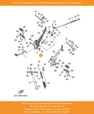 YAMAHA Screw, Pan Head, 9851M-06008 OEM YBR250