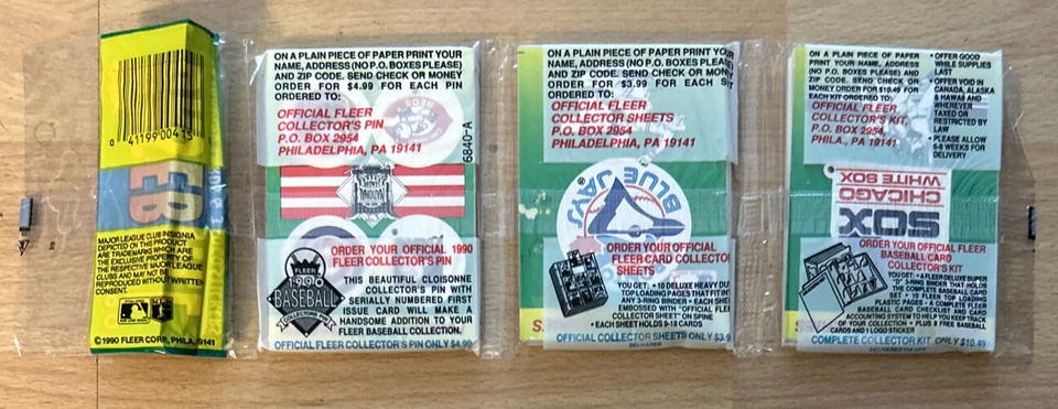 Fleer Rack Pack 1990 Andy Van Slyke Piratas Matt Nokes Tigers Jeff Reardon Twins Foto 2 de 2