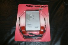 Electro Brand AM/FM walkman radio promotional item for Herrs NEW with headphones