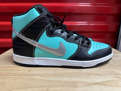 NEW Nike Dunk High Premium SB Tiffany Diamond Supply 653599-400