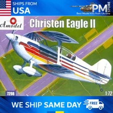 Amodel 7298 Christen Eagle II plastic model kit scale 1/72
