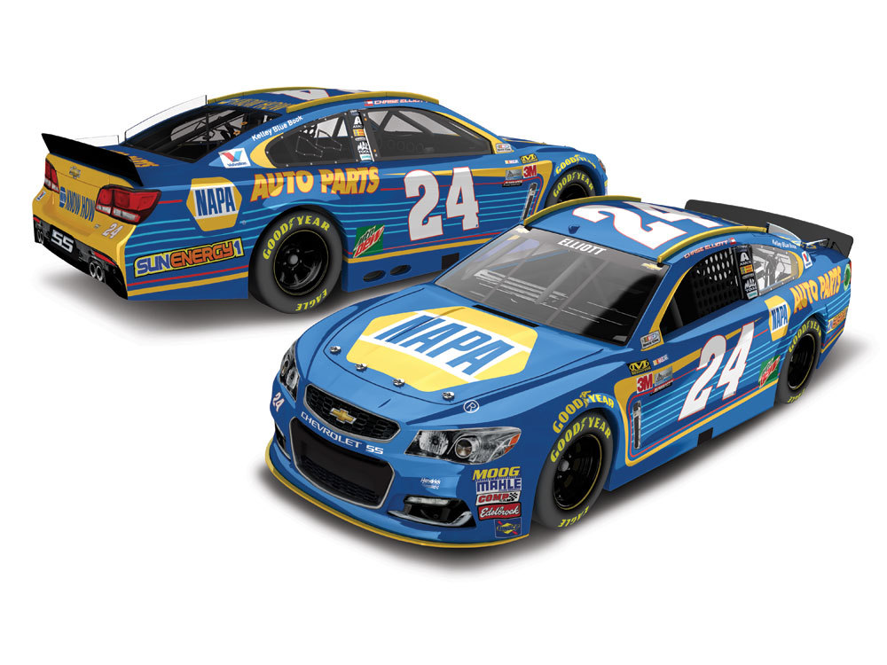 CHASE ELLIOTT 2017 NAPA 1/24 SCALE ACTION NASCAR DIECAST | eBay