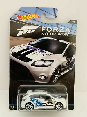 HOT WHEELS 2009 FORD FOCUS RS 1/64 FORZA MOTORSPORT XBOX DIECAST CAR DWF30 DWF31