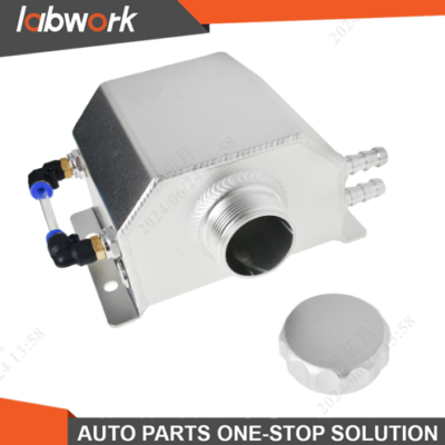 #ad Labwork Aluminum Radiator Coolant Overflow Bottle Recovery Water Tank Reservoir $20.15