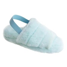 A2Z Women Warm Fluffy Slidders Cozy Faux Fur Indoor Outdoor Floor Slides Flat So