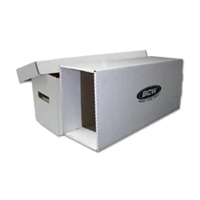 (1x) BCW Long Comic Book Storage Box House w/ Long Comic Box