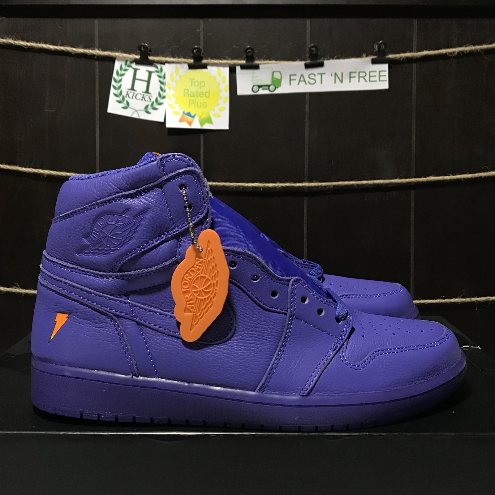 Nike Air Jordan 1 Retro High Gatorade Grape Rush Violet AJ5997 555 Size 10 DS Nike Air Jordan 1 Retro High Gatorade Grape Rush Violet AJ5997 555 Size 10 DS