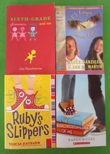 LOT 4 PB CHILDRENS NOVELS:SIXTH-GRADE GLOMMERS;PS LONGER LETTER;RUBYS SLIPPERS +