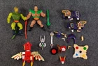Vintage He-Man Voltron parts lot action figure