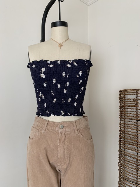 brandy melville yellow tube top