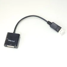 Moread DisplayPort (DP) to DVI Adapter, Gold-Plated Male to Female 