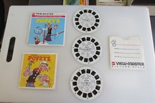 View-Master 1962 B516 Popeye 3 Reel Set/Booklet/Jacket Good Condition