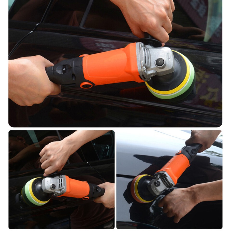 FABOKA Poliermaschine Auto Akku, 12V Exzenter Polie Produktbild-Vorschau 2