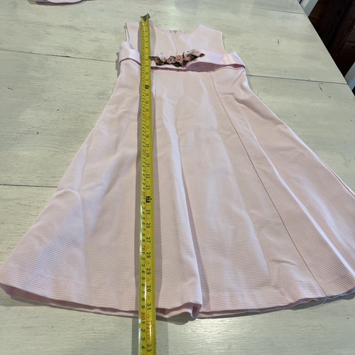 Sylvia Whyte vintage pink girls dress w/ bolero shrug size 8 VGUC~EASTER - Picture 4 of 24