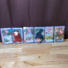 LOT OF 3 MCDONALD'S TY BEANIE BABIES 2000 DINOSAUR TRIO NEW
