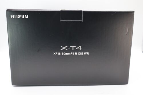 FujiFilm X-T4 Camera and XF 16-80 F4 R OIS WR Lens