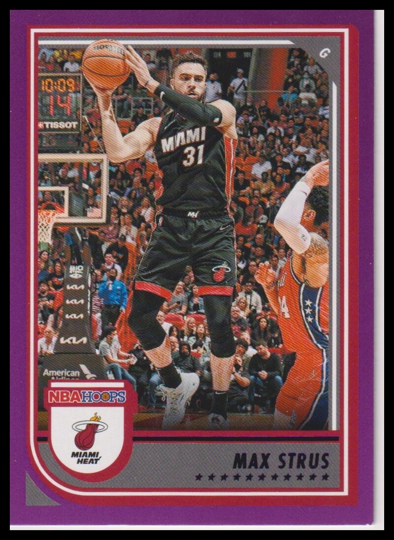 2022-23 Hoops #102 Max Strus Purple
