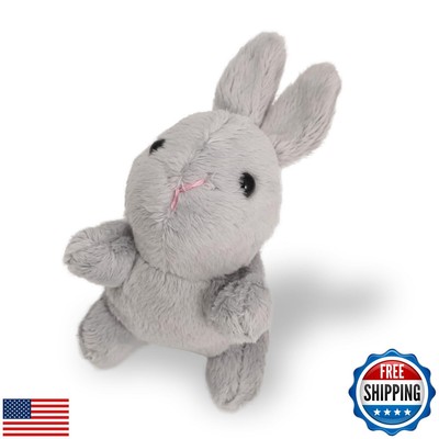 FUWA FUWA FRIENDS Little Bunny Bean Bag Stuffed Animal for Kids, Palm Sized R