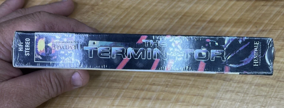 1991 THE TERMINATOR Arnold Schwarzenegger VHS TAPE New Factory Sealed - Image 3 of 4