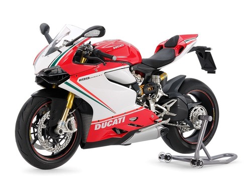 Tamiya 14132 1/12 DUCATI 1199 PANIGALE S TRICOLORE Motorcycle - Picture 2 of 10