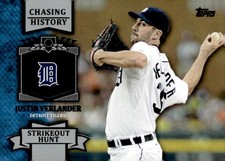 2013 Topps Update #CH-132 Justin Verlander Chasing History