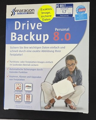 Paragon , Drive Backup 8.0 , Personal, Deutsch, NEUWARE