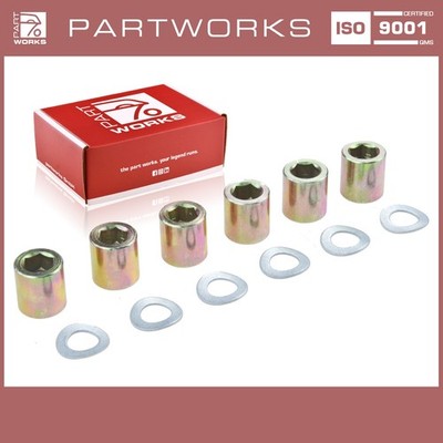6x Mutter Nockenwellengehäuse für PORSCHE 911 F/G SC 964 + Federringe SET