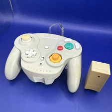 Nintendo Gamecube Wavebird Wireless Controller DOL-004 w/ Receiver DOL-005 Works