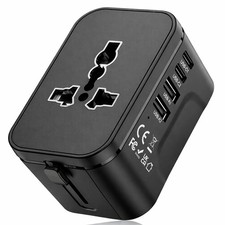 Universal Travel Adapter for 200 Countries, International Plug Adapter with ...