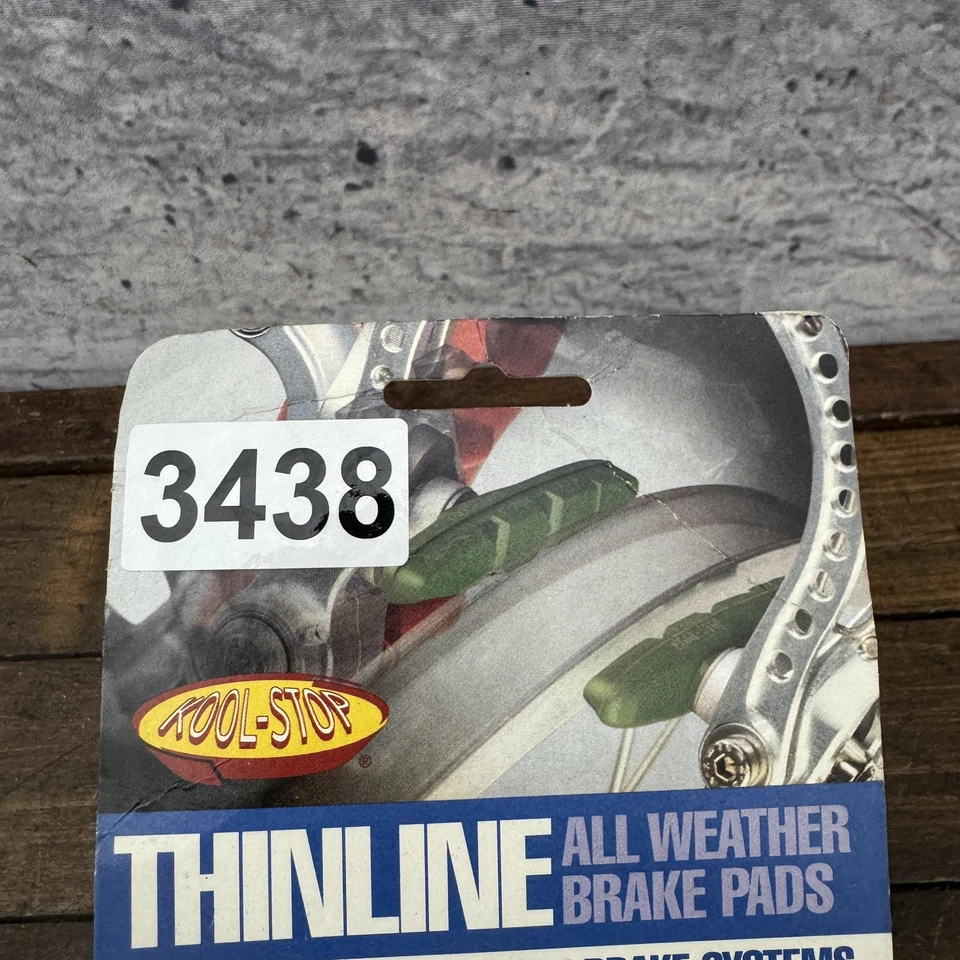 Pastillas de freno Kool-Stop Thinline para todo clima freno roscado KS-TLTB negro hecho en EE. UU. Foto 3 de 4