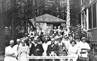 Floridians Sisson Cottage Chenango Lake New York NY - Reprint