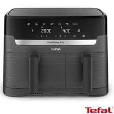 Tefal Easy Fry Essential Dual Digital Air Fryer 8.3L 7 Cooking Functions EY901HG
