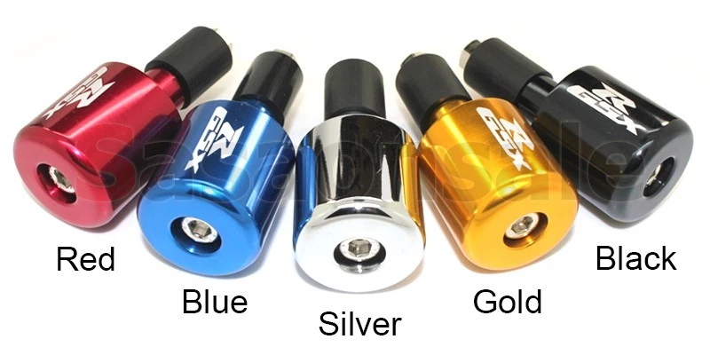 [SASA] Black CNC Laser Handle Bar Ends Grips Plug Made For Suzuki GSXR 600 750 - Image 4 of 4