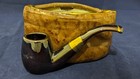 ubens Originals Ceramic Smoking Pipe with Tobacco Pouch Planter — photo 3