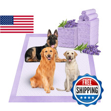 Boscute Lavender Scented Puppy Pads 36x36, Super Absorbent Leak-Proof Dog Pee Pa